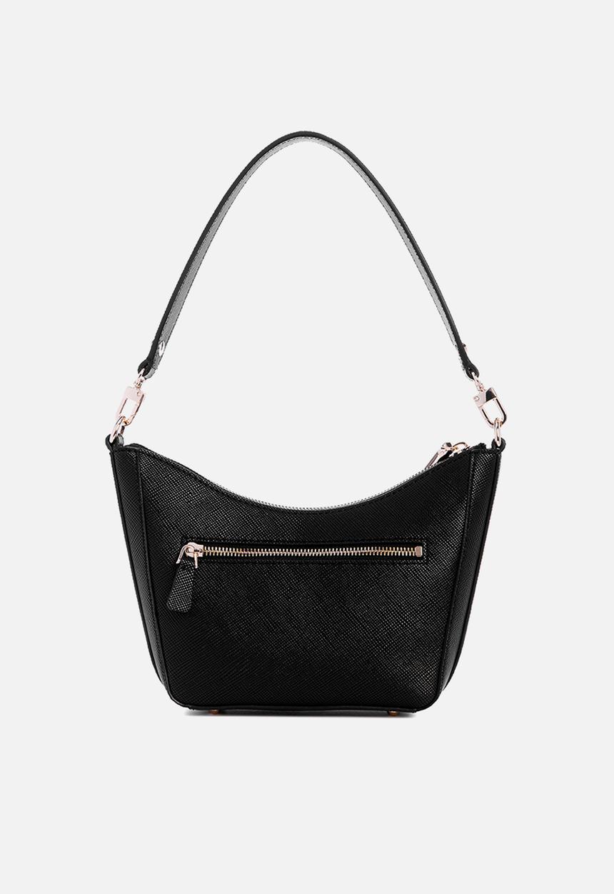 GUESS - Eco gloriana top zip shldr bag - black