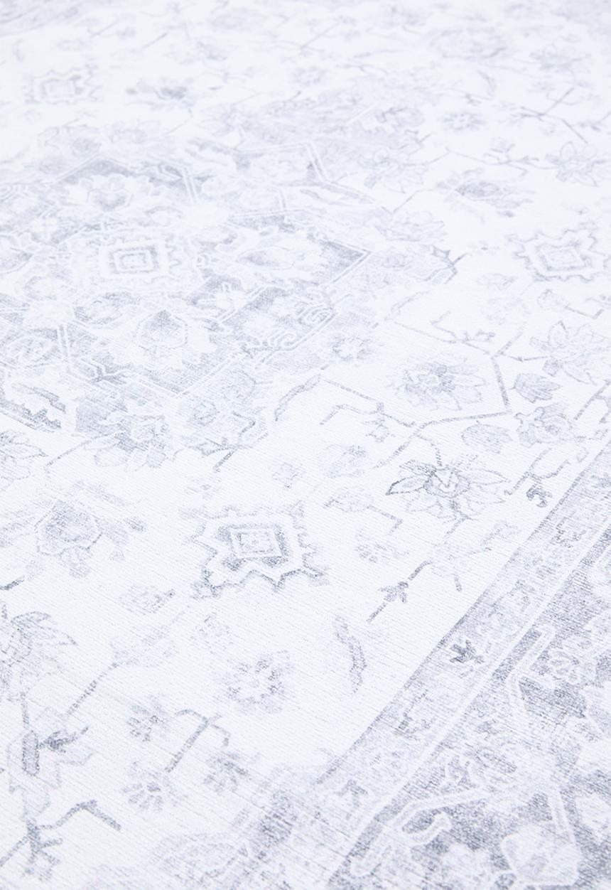 Sixth Floor - Ezra printed runner - Antique Grey