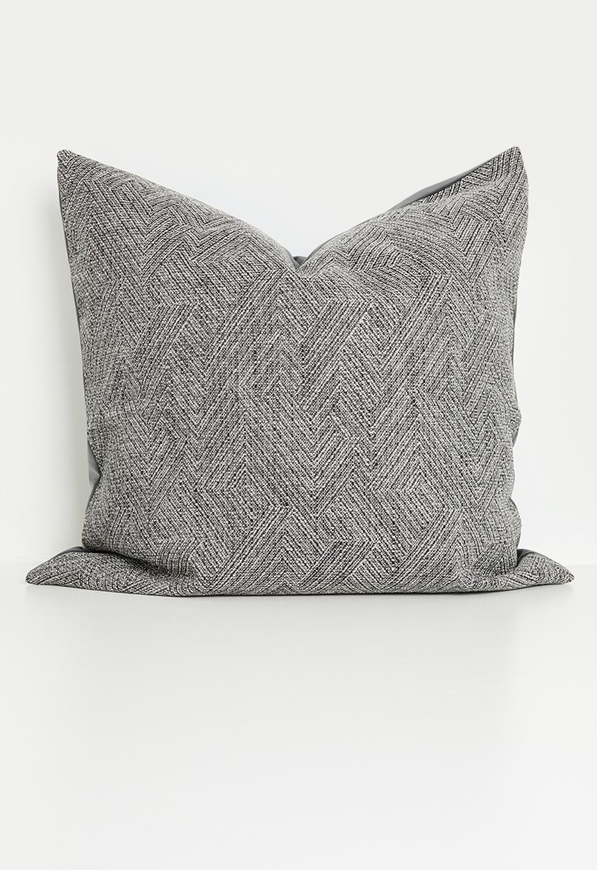 Hertex Fabrics - Timber cushion cover - Black