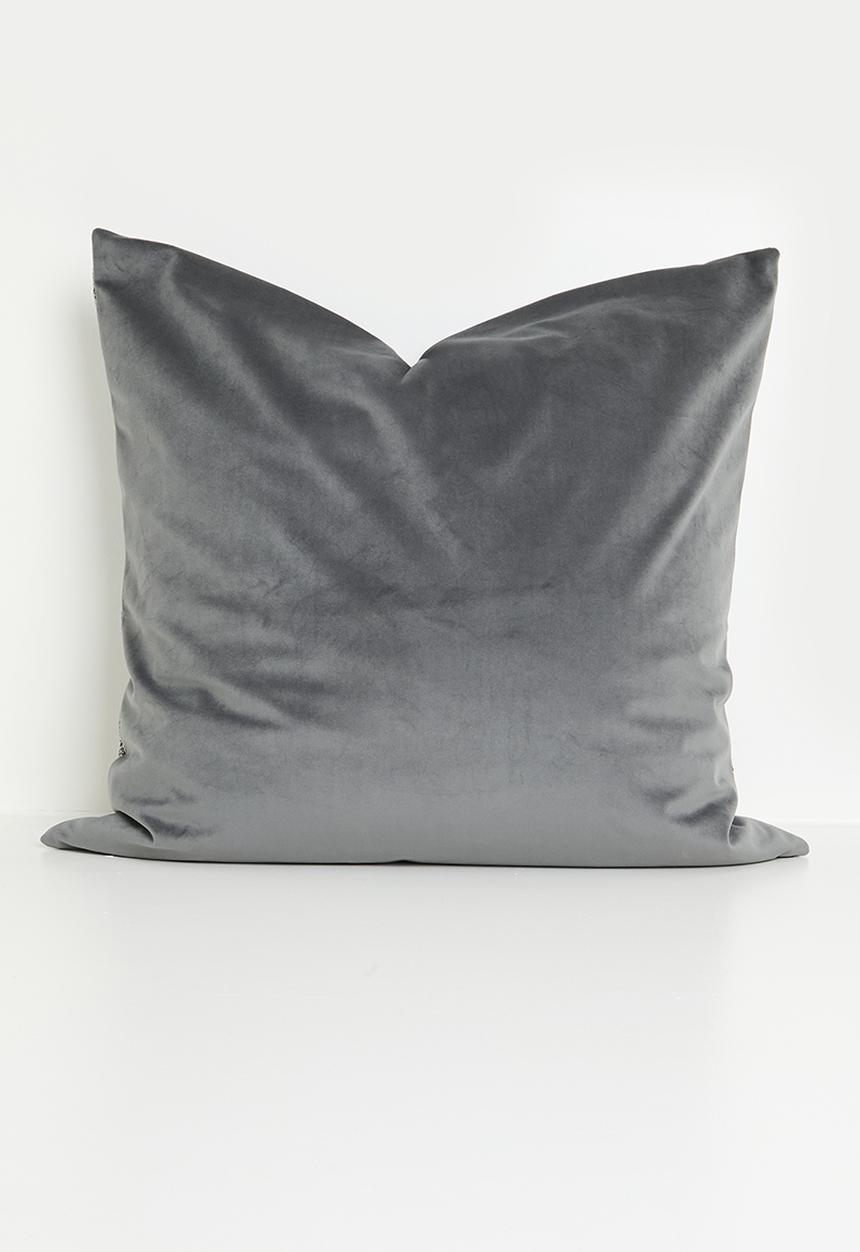 Hertex Fabrics - Timber cushion cover - Black