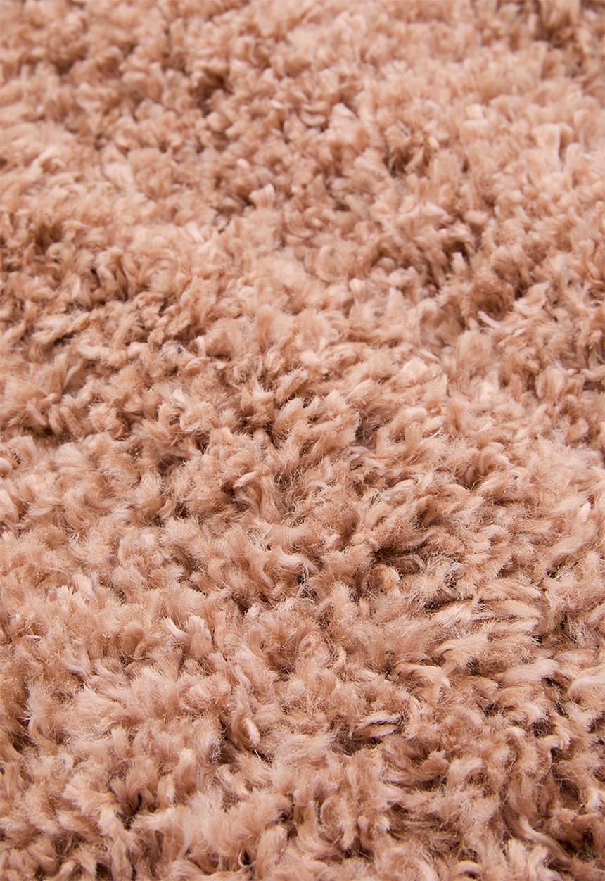 Fotakis - Shaggy round rug - coral