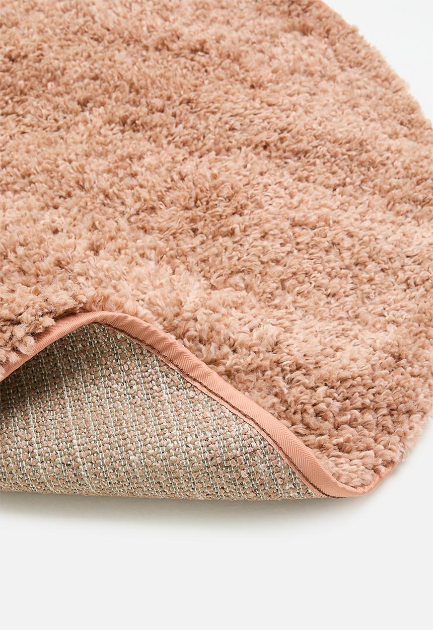 Fotakis - Shaggy round rug - coral