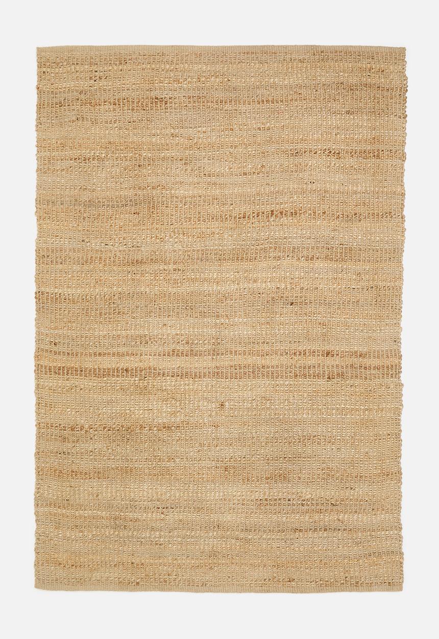 Sixth Floor - Ribby jute rug - natural