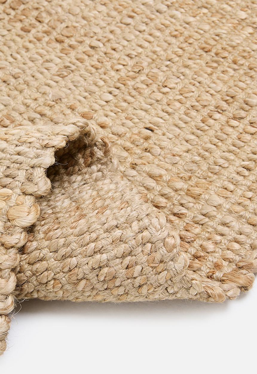 Sixth Floor - Ribby jute rug - natural