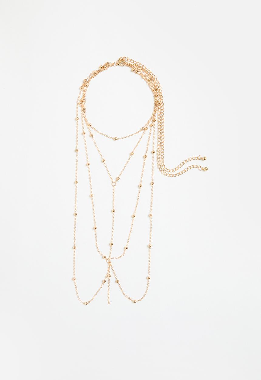 Superbalist - Poppy body chain - gold