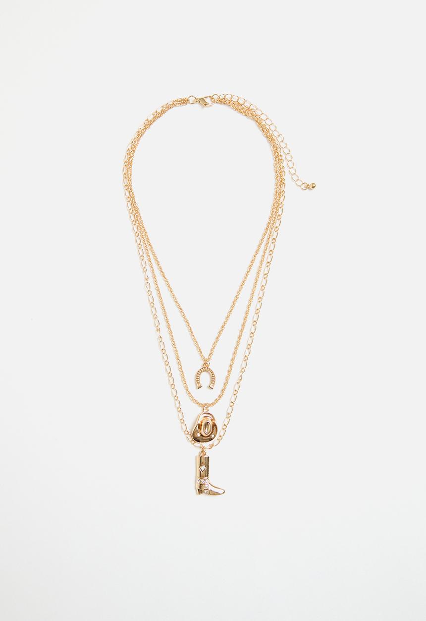 Superbalist - Finley layered necklace - gold