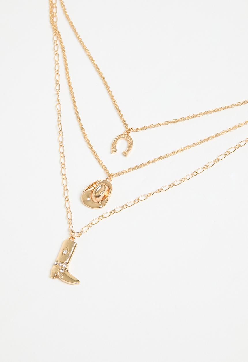 Superbalist - Finley layered necklace - gold