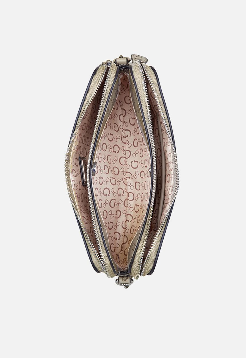 GUESS - Tidewood mini comprtmnt crsbdy - taupe