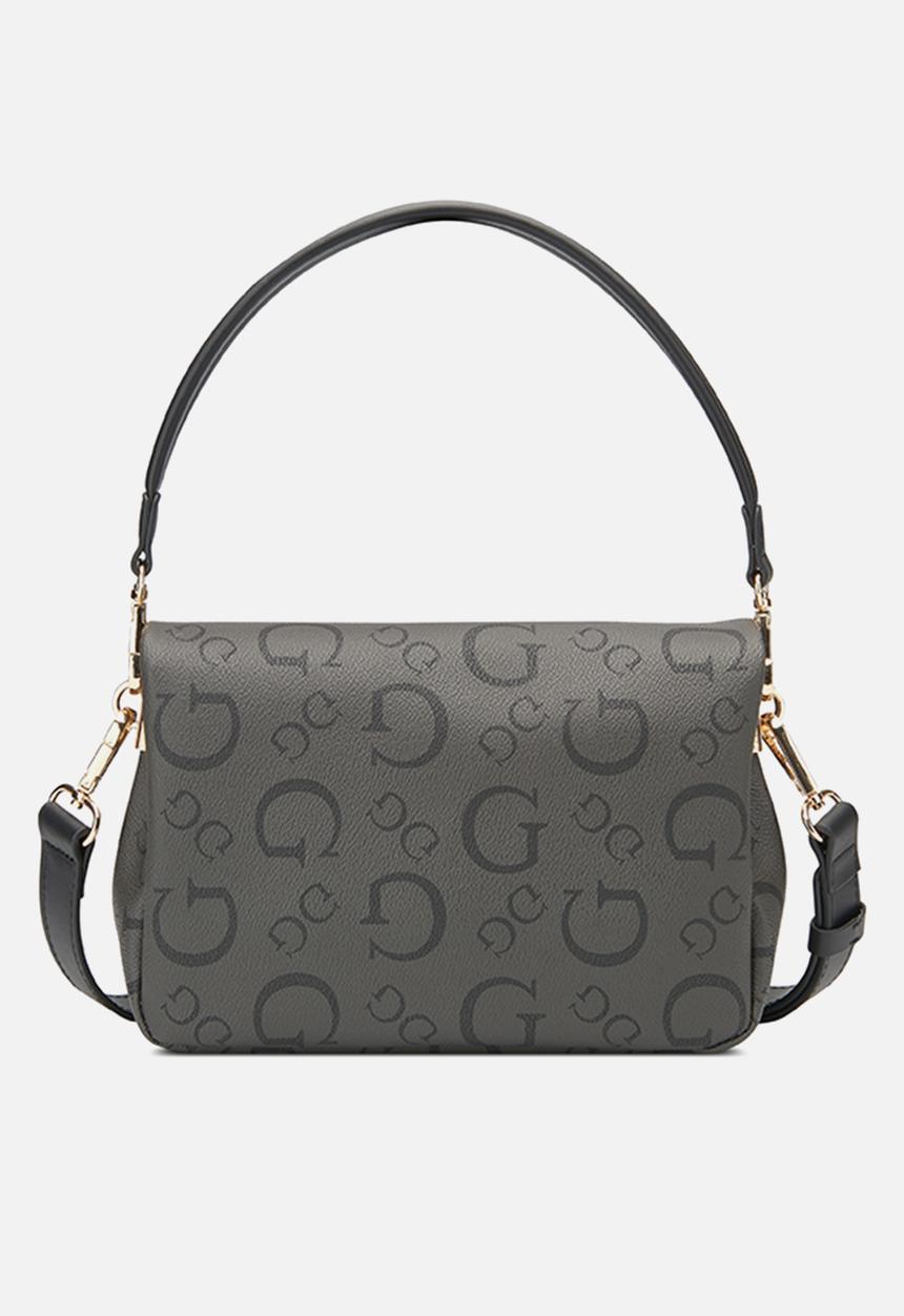 GUESS - Oakbank mini crossbody flap - coal