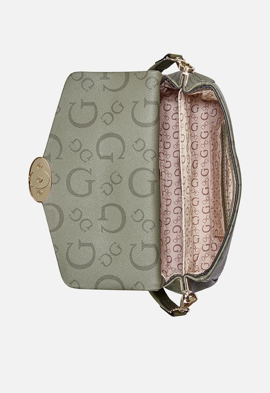 GUESS - Oakbank mini crossbody flap - olive