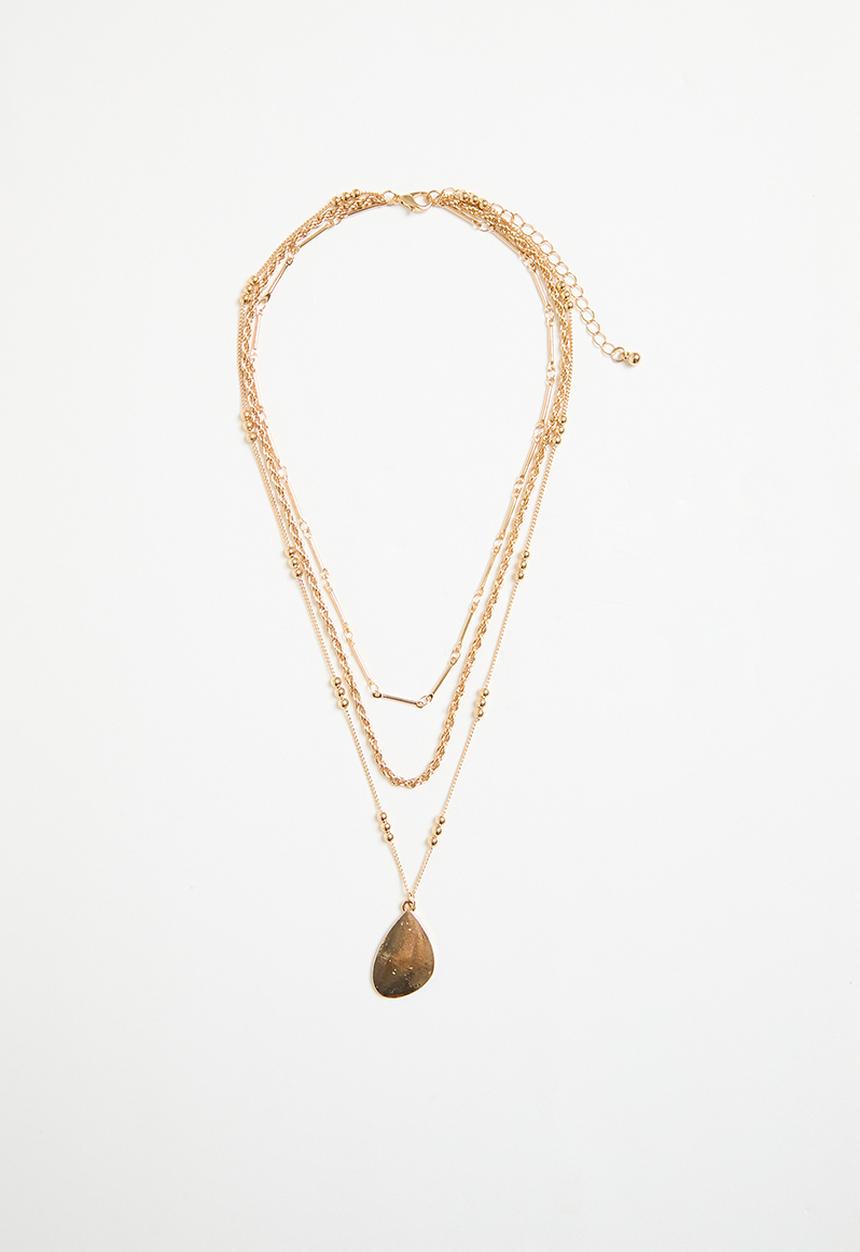 Superbalist - Pendant charmed necklace - gold