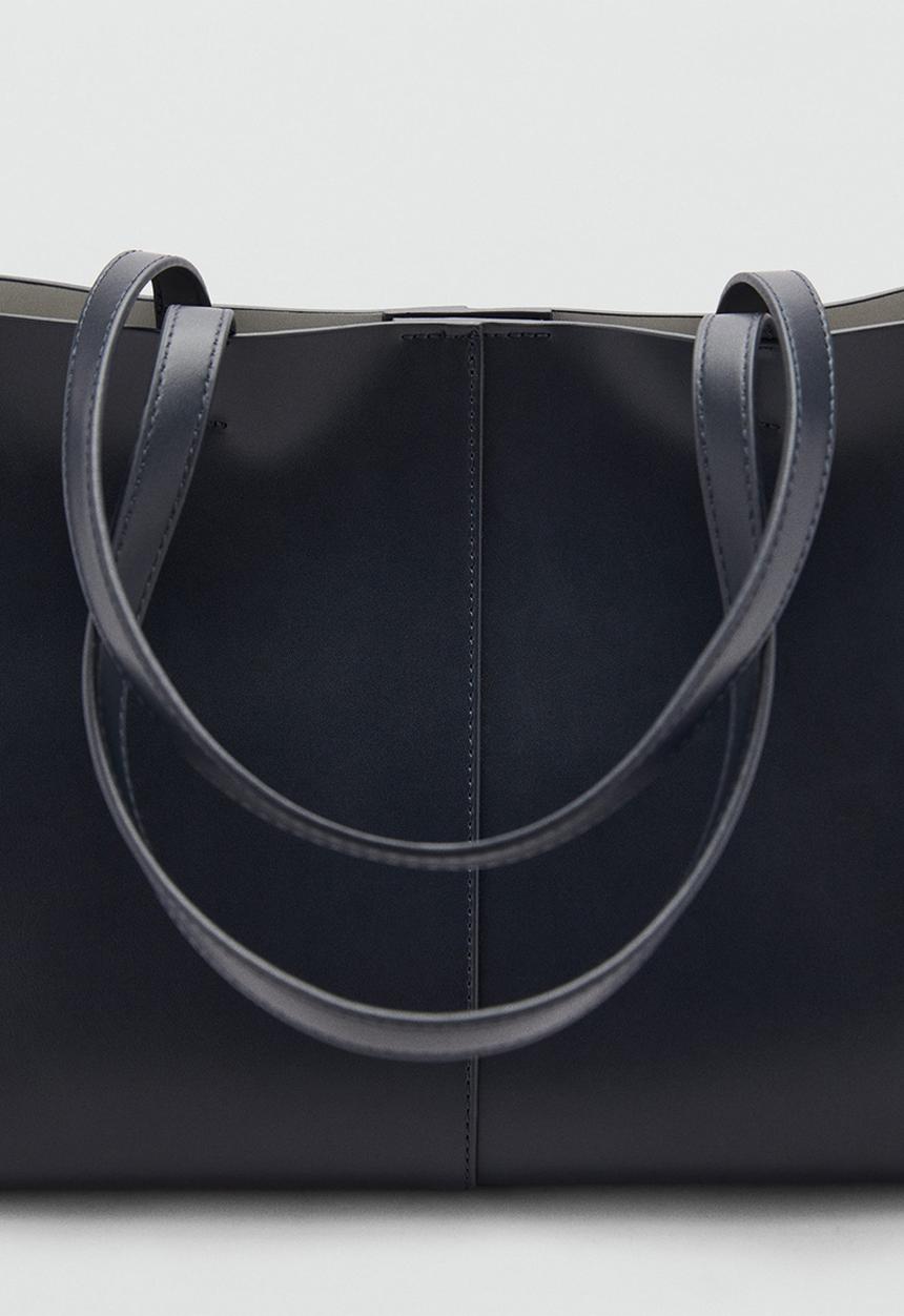 MANGO - Bag manu - navy