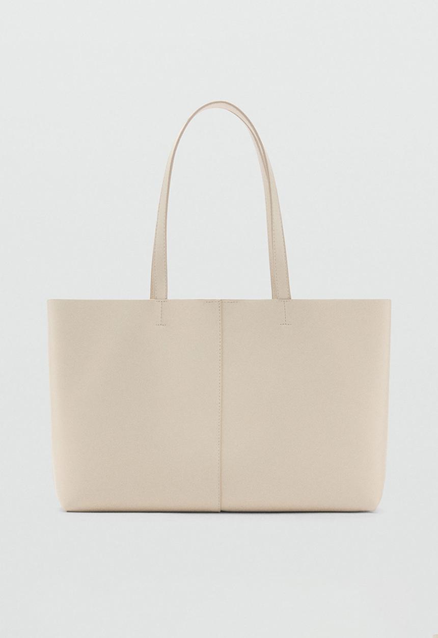 MANGO - Bag manu - off white 