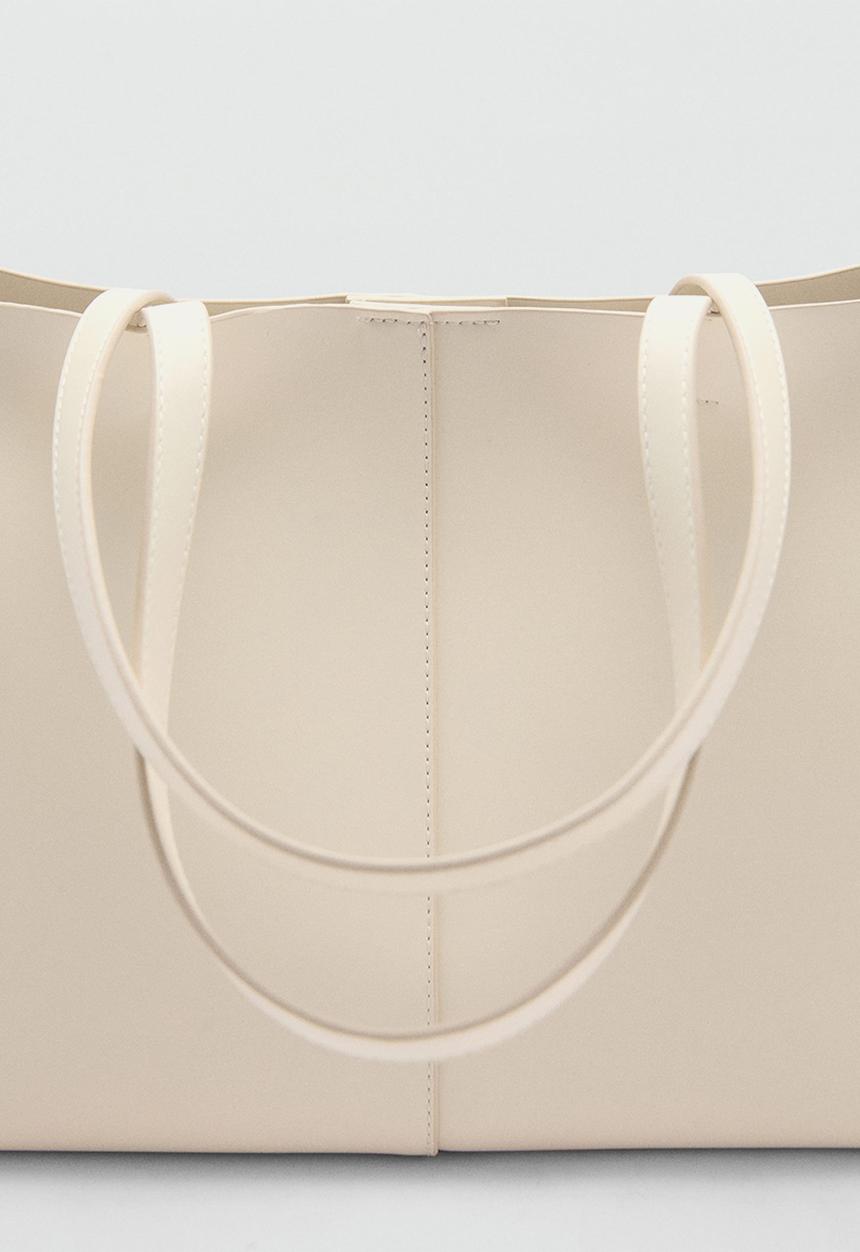 MANGO - Bag manu - off white 