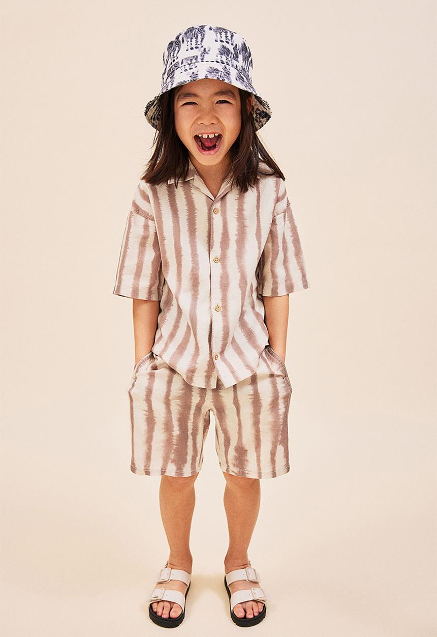 H&M - H&M x Rop van Mierlo: Linen-blend pull-on shorts - beige