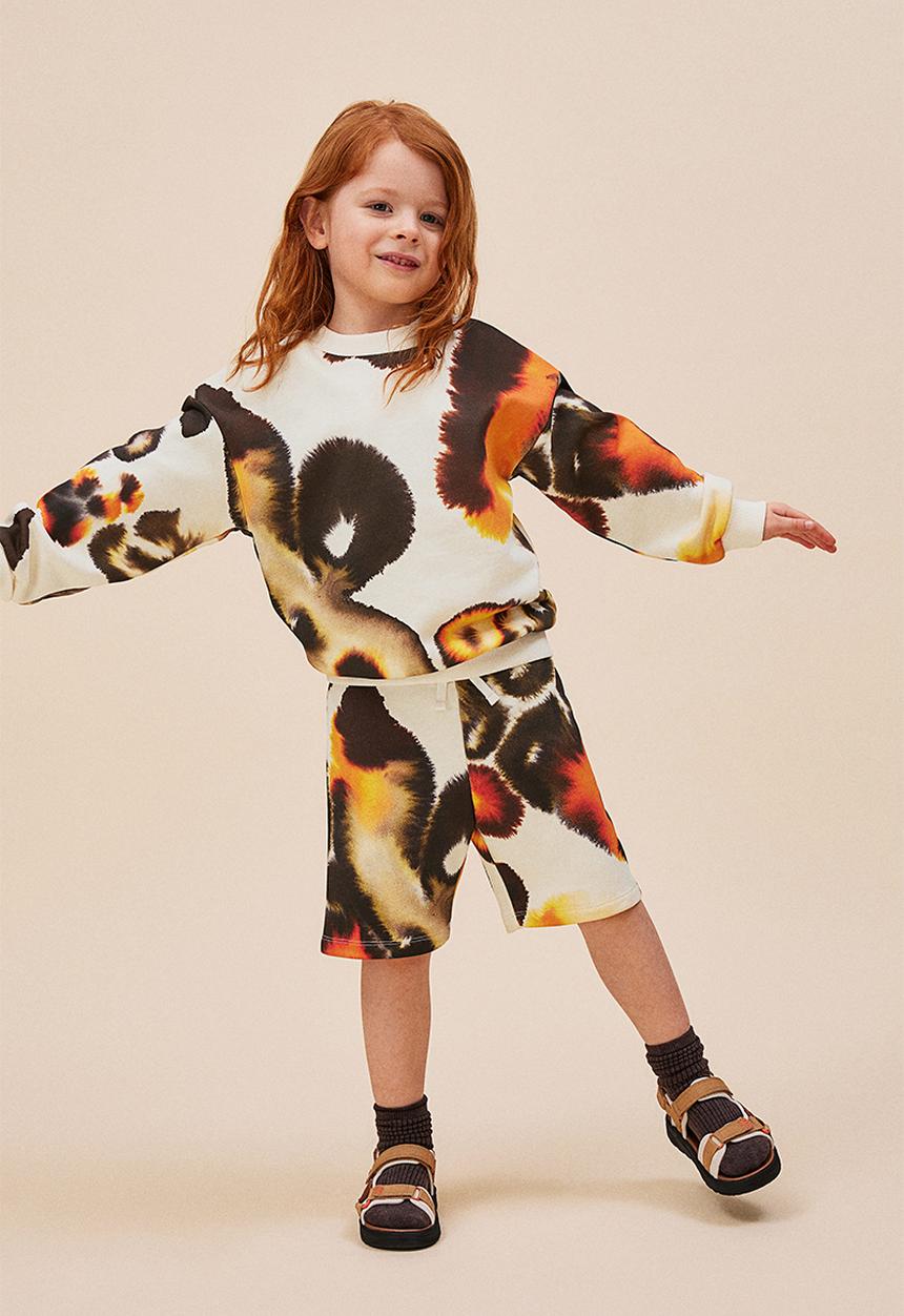 H&M - H&M x Rop van Mierlo: 2-piece sweatshirt set - white patterned