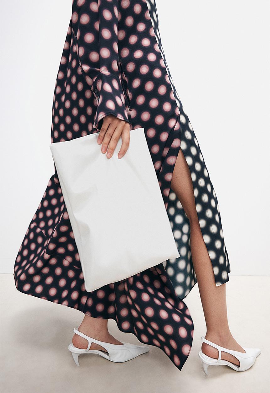 H&M - H&M Studio: Padded crossbody bag - white