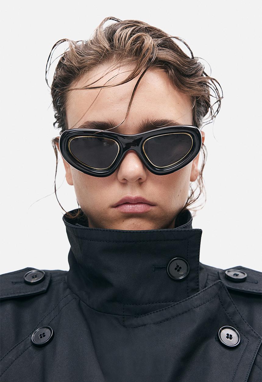 H&M - H&M Studio: Chunky sunglasses - brown