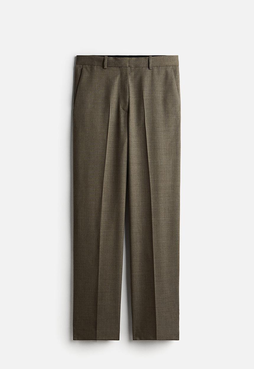 H&M - Tailored wool trousers - green