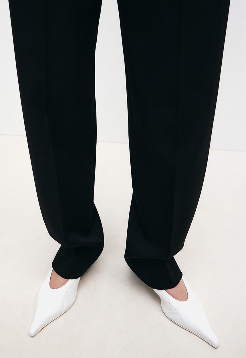 H&M - H&M Studio: Tailored wool trousers  - black