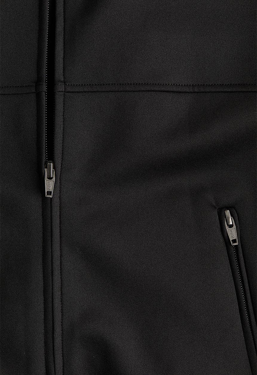 H&M - H&M Studio: High-collar track jacket - black