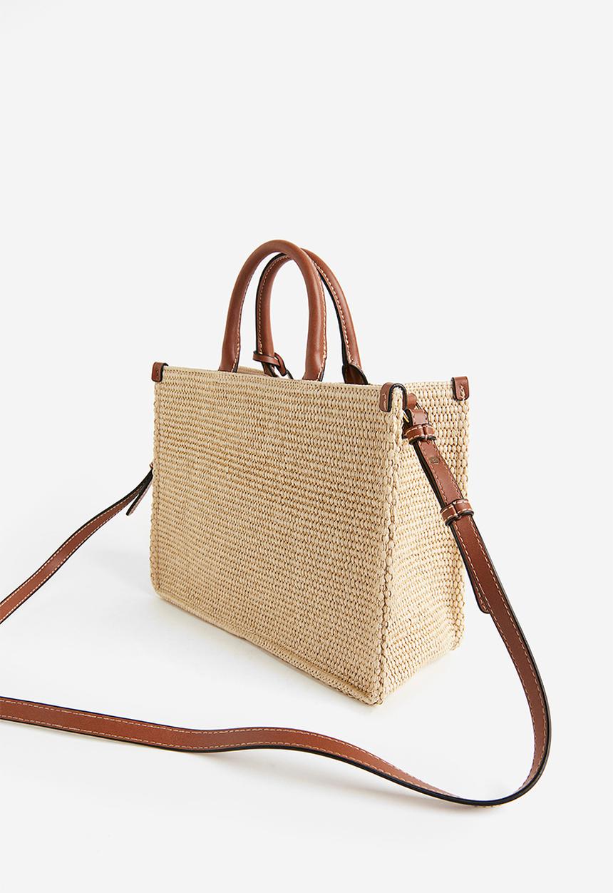 H&M - Crossbody straw bag - beige