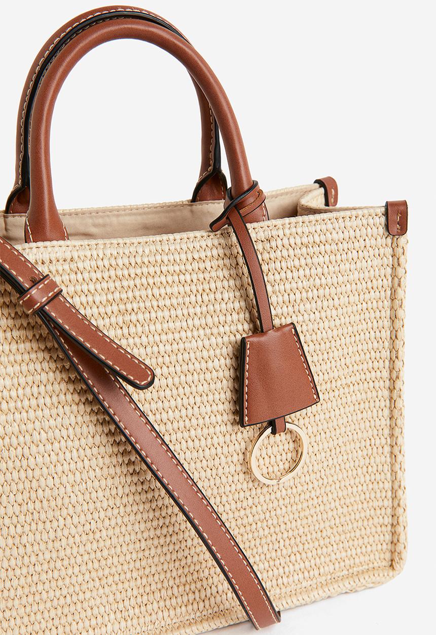 H&M - Crossbody straw bag - beige