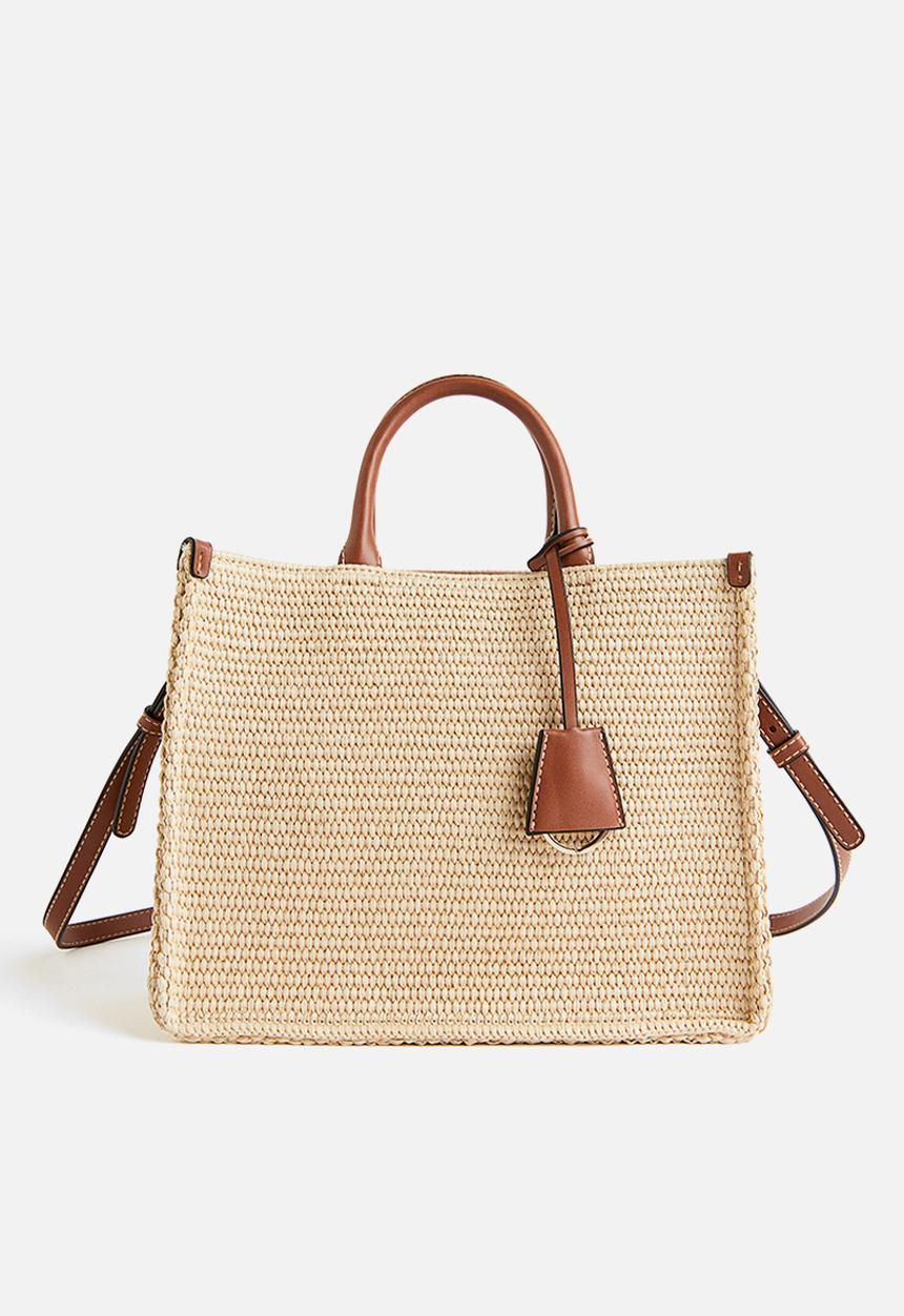 H&M - Crossbody straw bag - beige