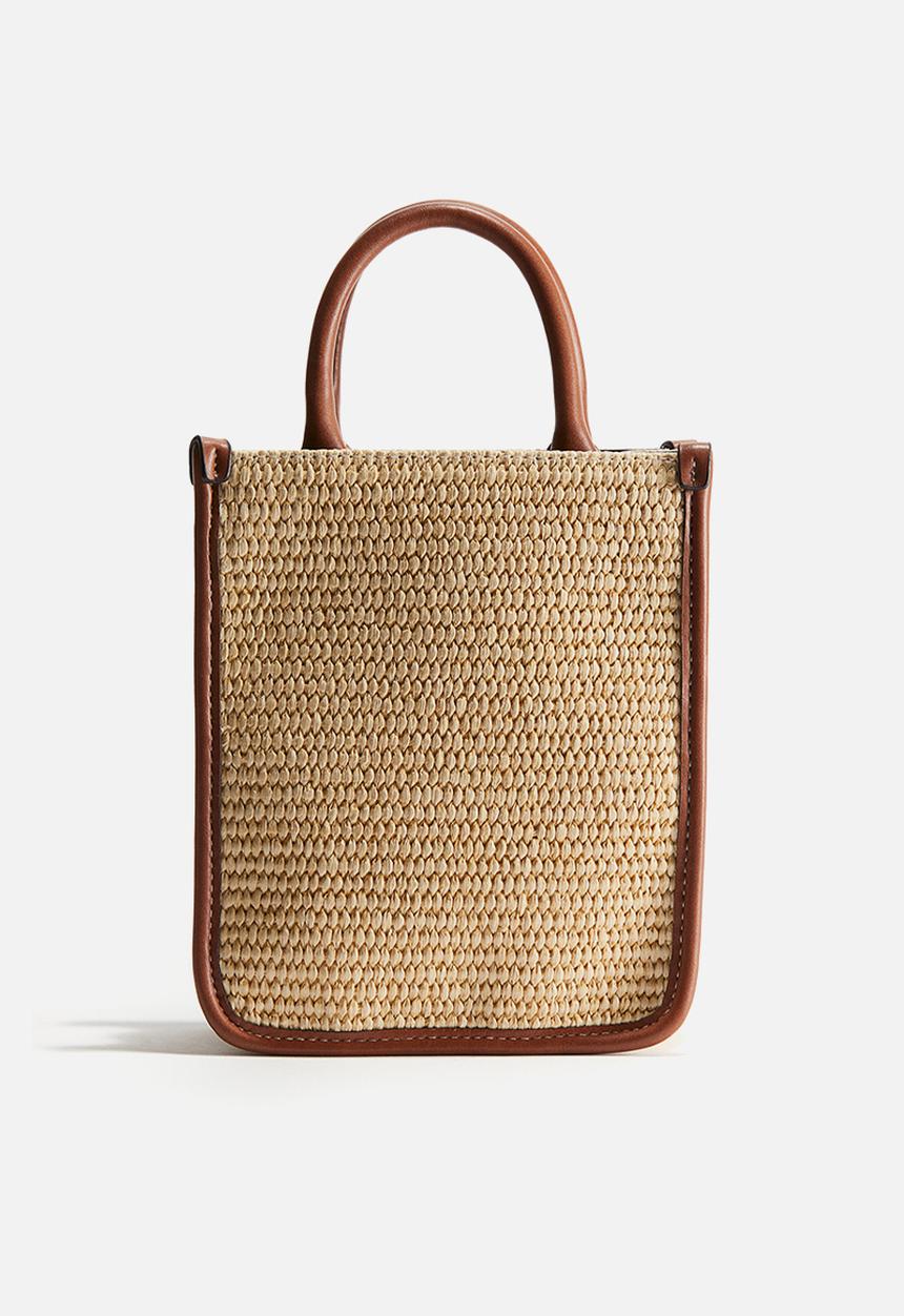 H&M - Crossbody straw bag - beige