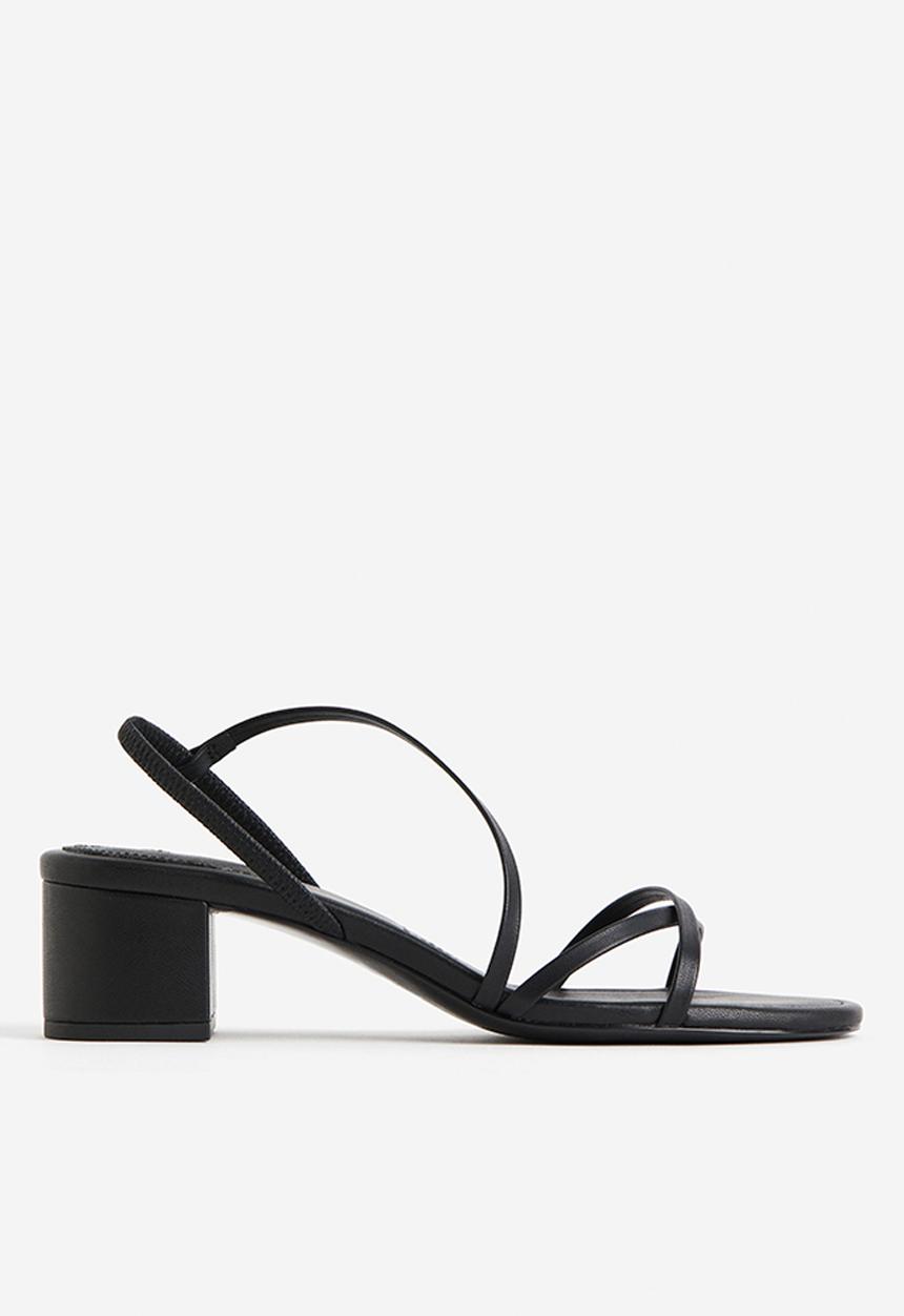 H&M - Block-heeled sandals - black