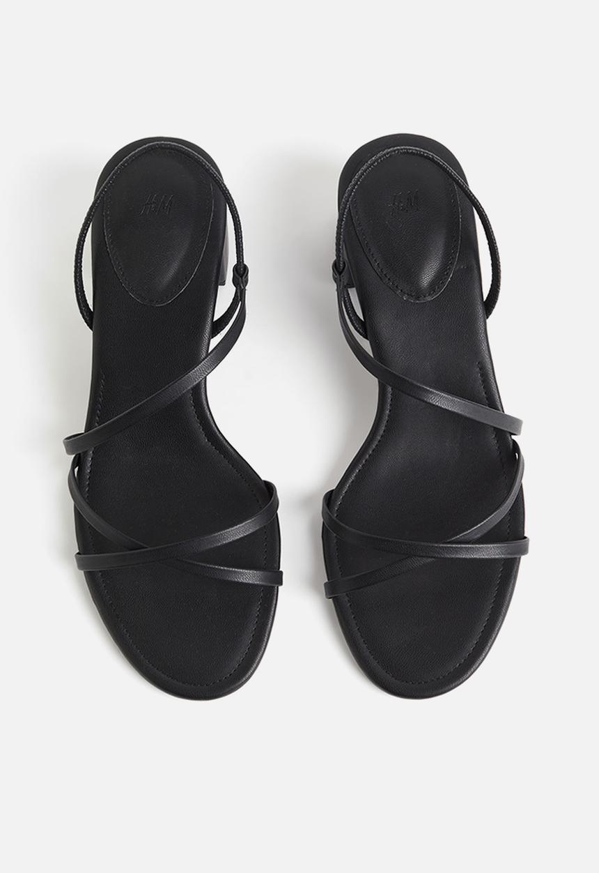H&M - Block-heeled sandals - black