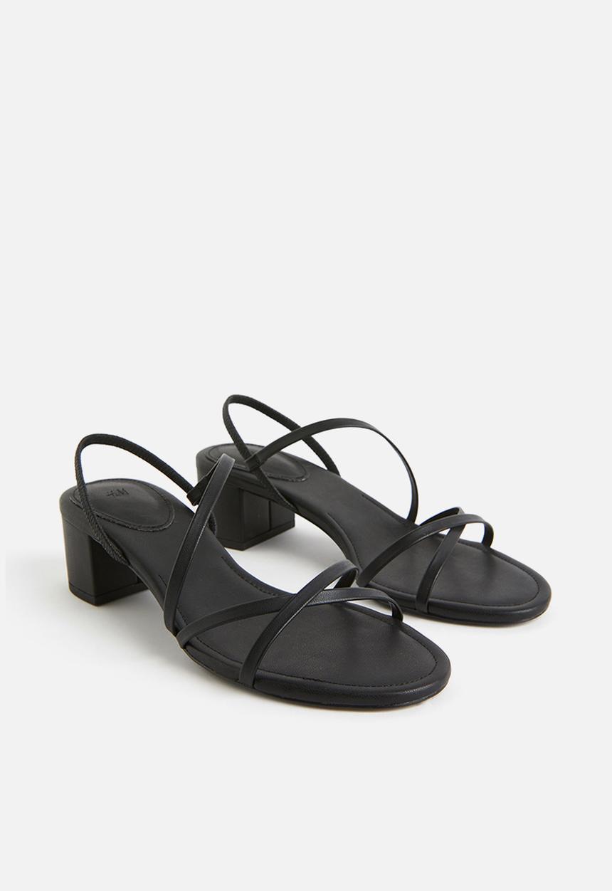 H&M - Block-heeled sandals - black
