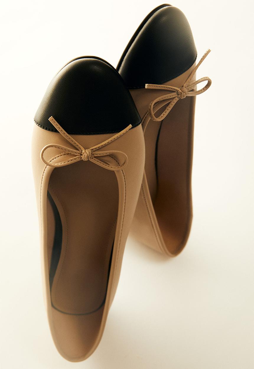 H&M - Ballet pumps - beige,multi