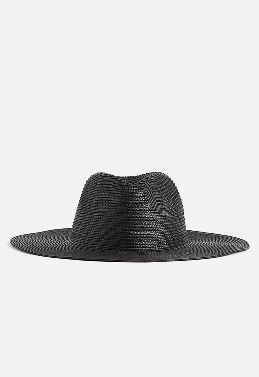 H&M - Straw hat - black