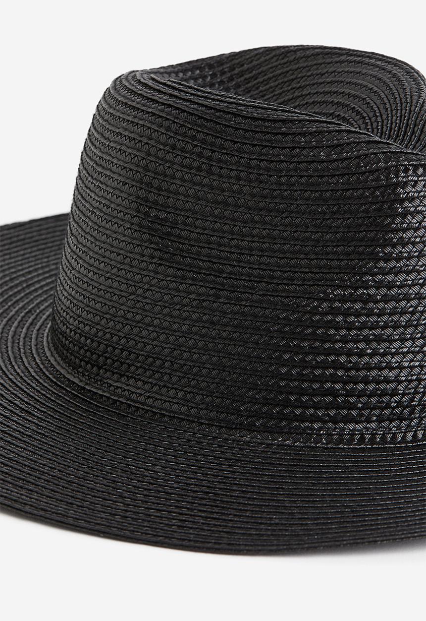 H&M - Straw hat - black