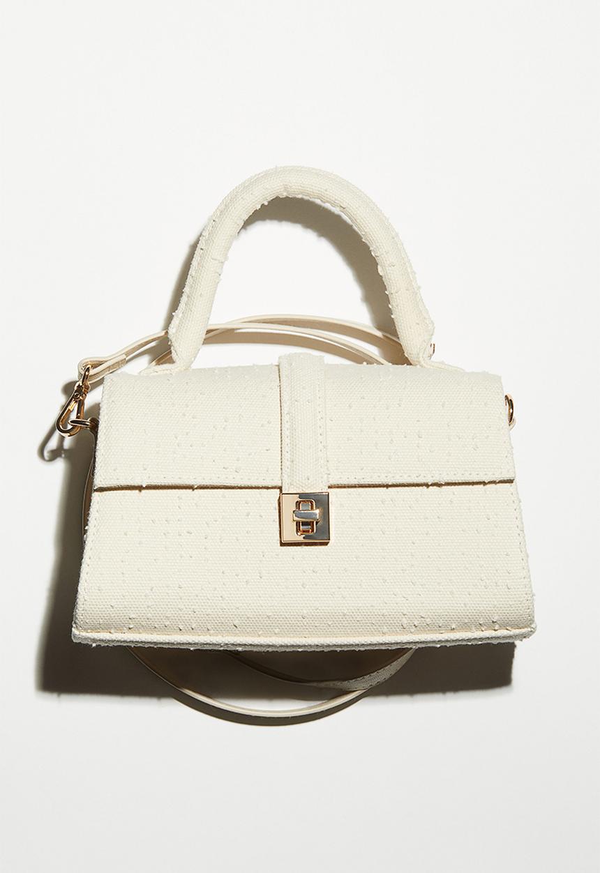 H&M - Textured crossbody bag - white