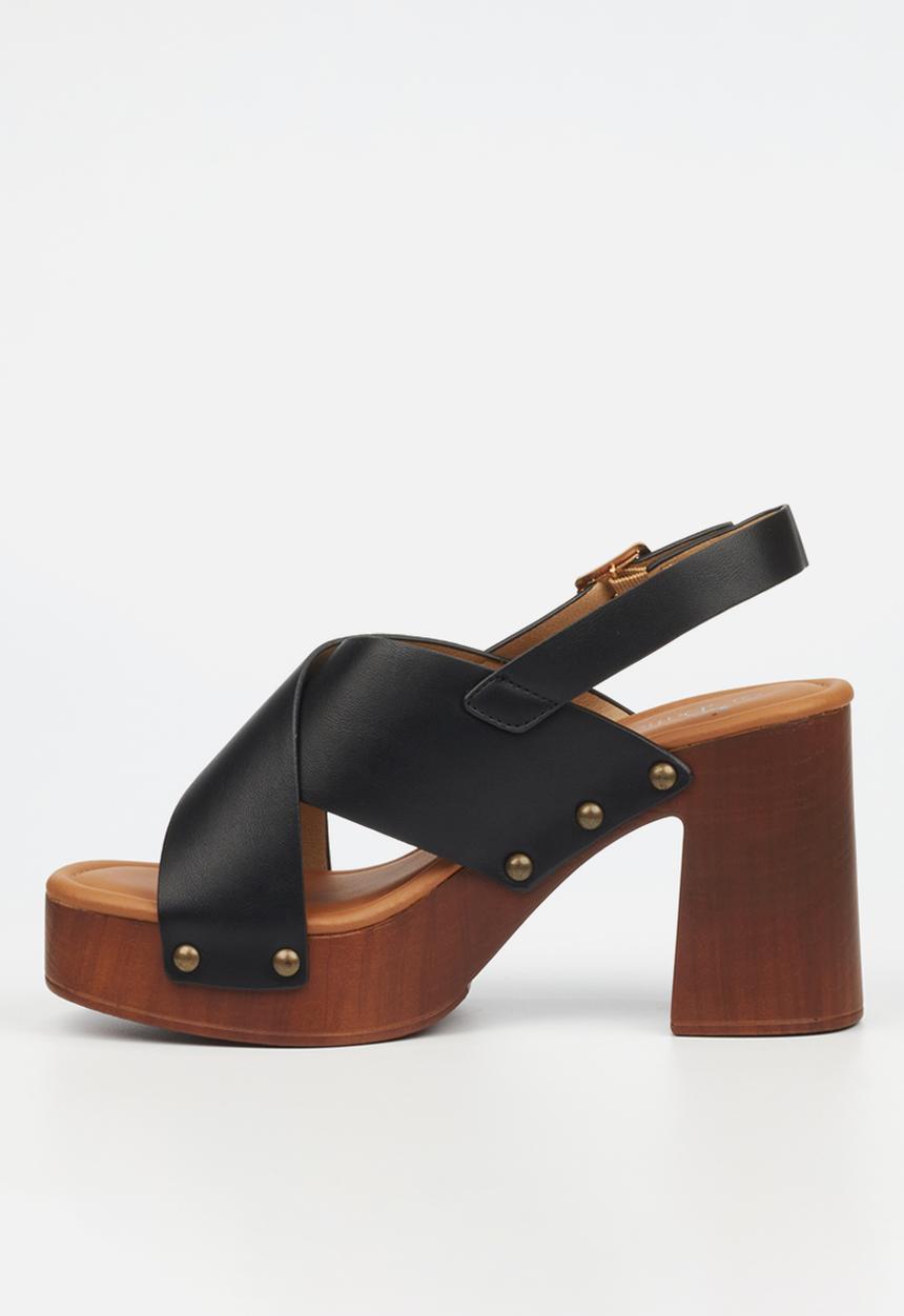 Butterfly Feet - Harlowe 1 block heel - black