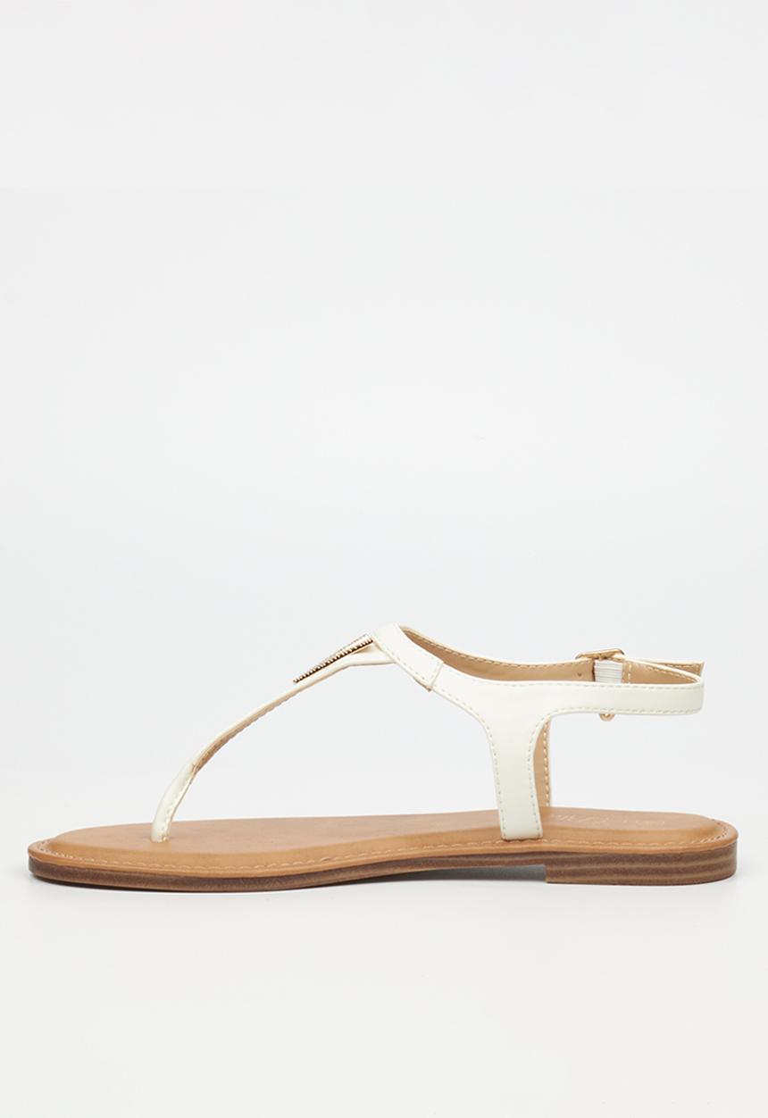 Miss Black - Basil 3 thong - white