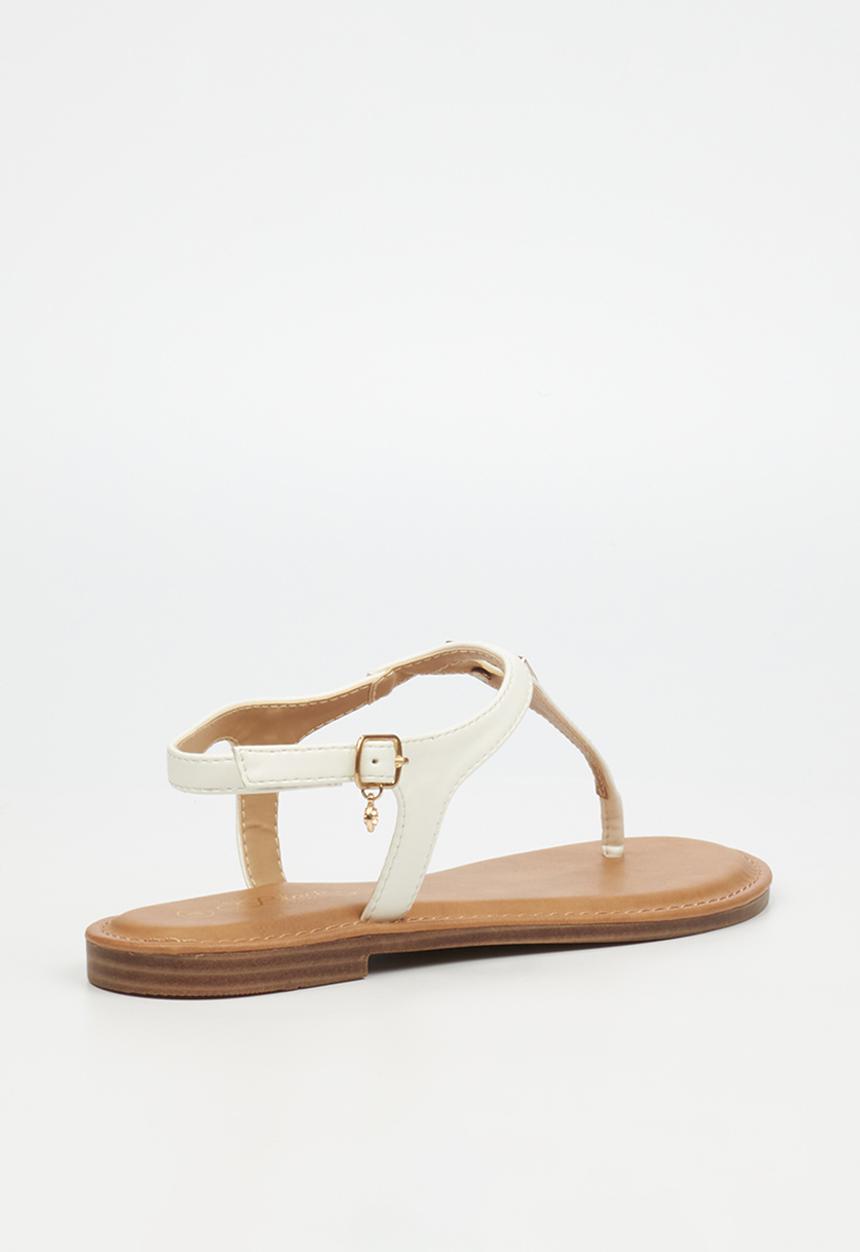 Miss Black - Basil 3 thong - white