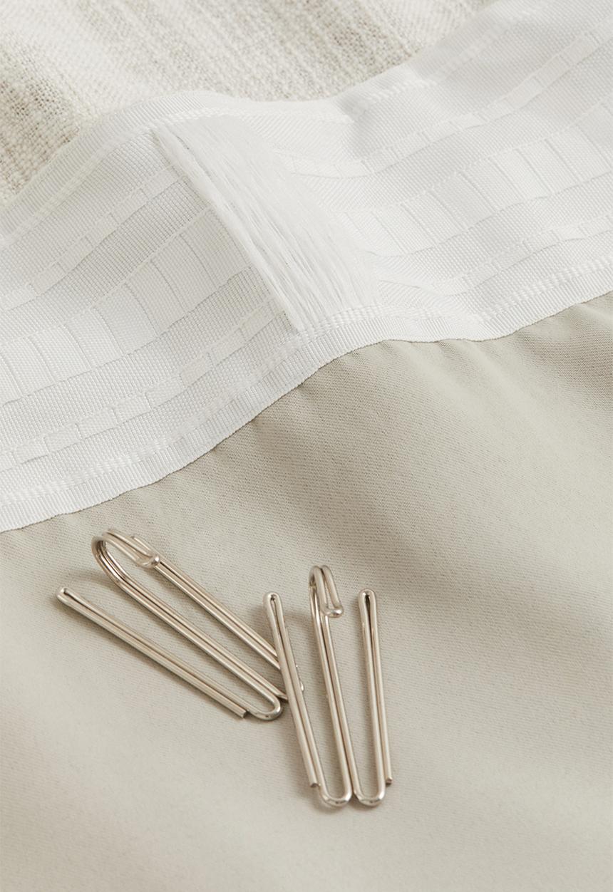 H&M - 2-pack blackout curtain lengths - white