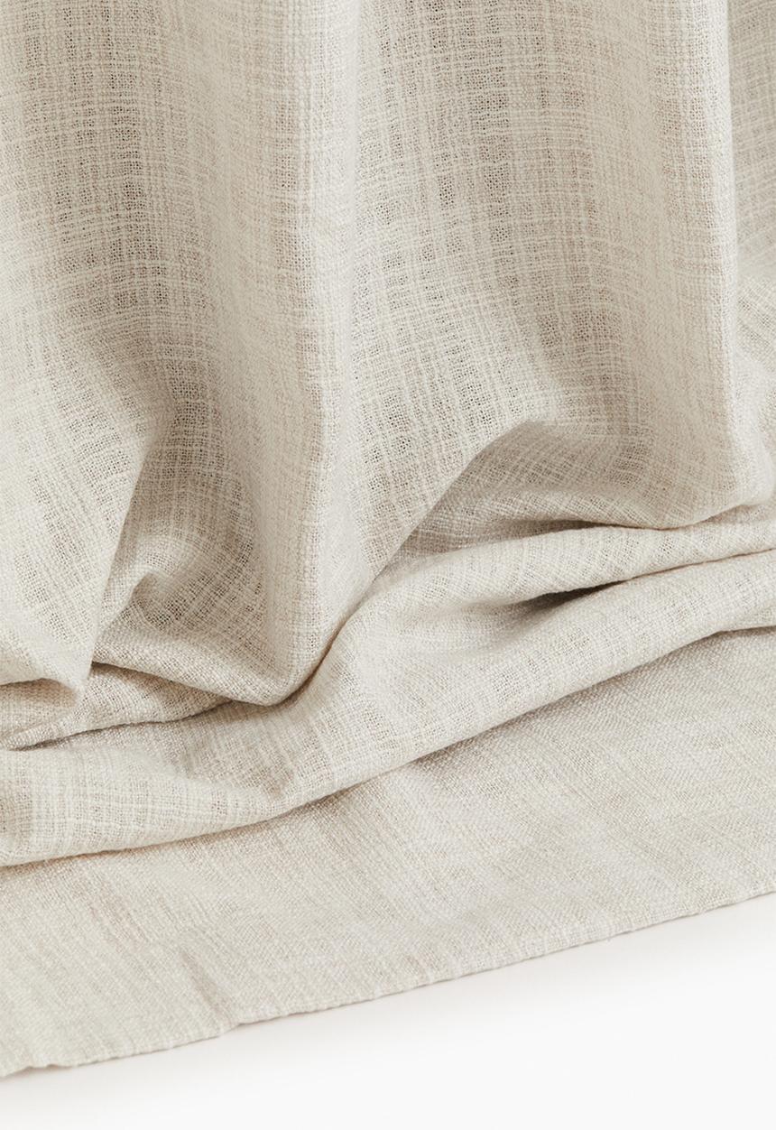H&M - 2-pack blackout curtain lengths - white