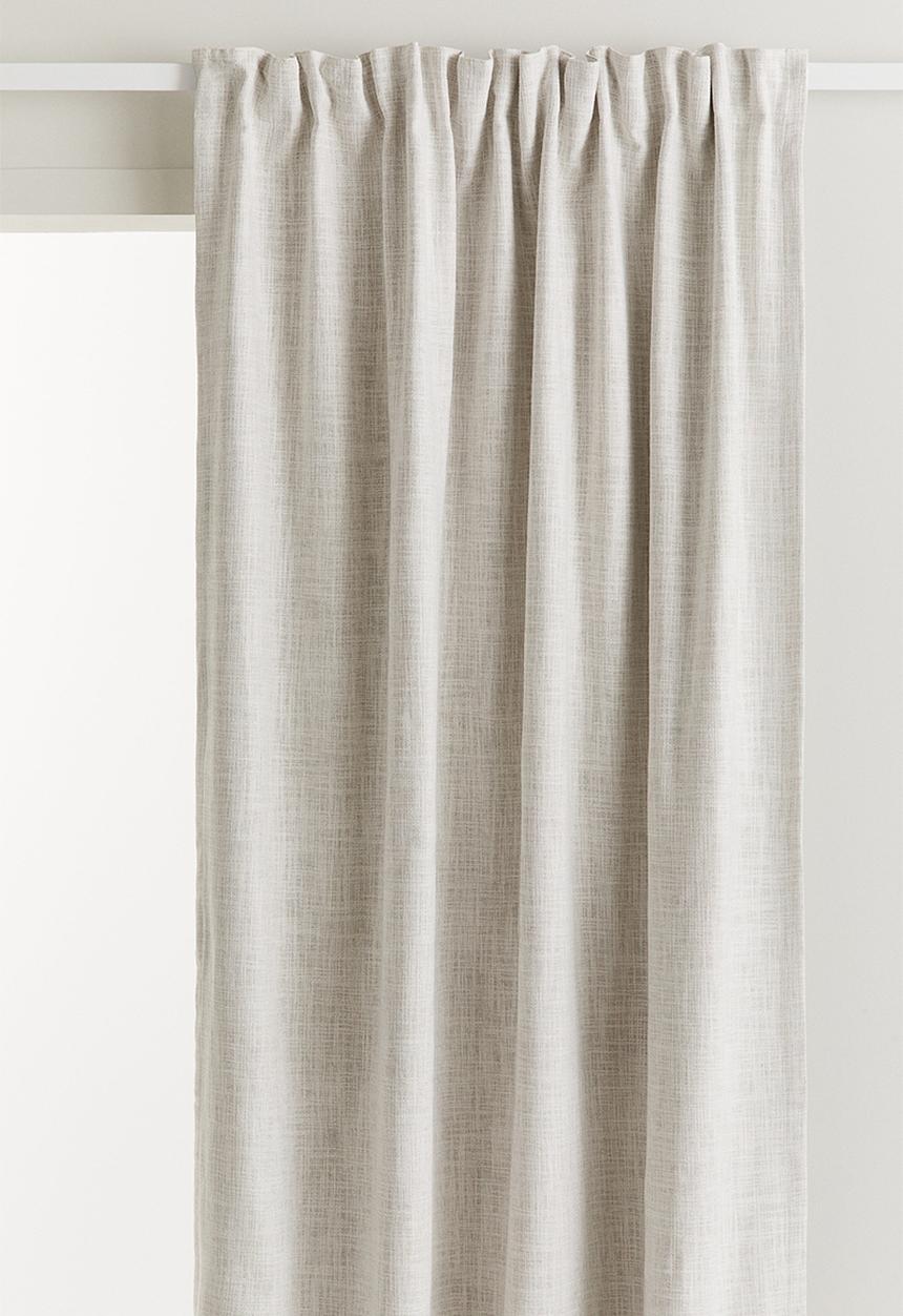 H&M - 2-pack blackout curtain lengths - white