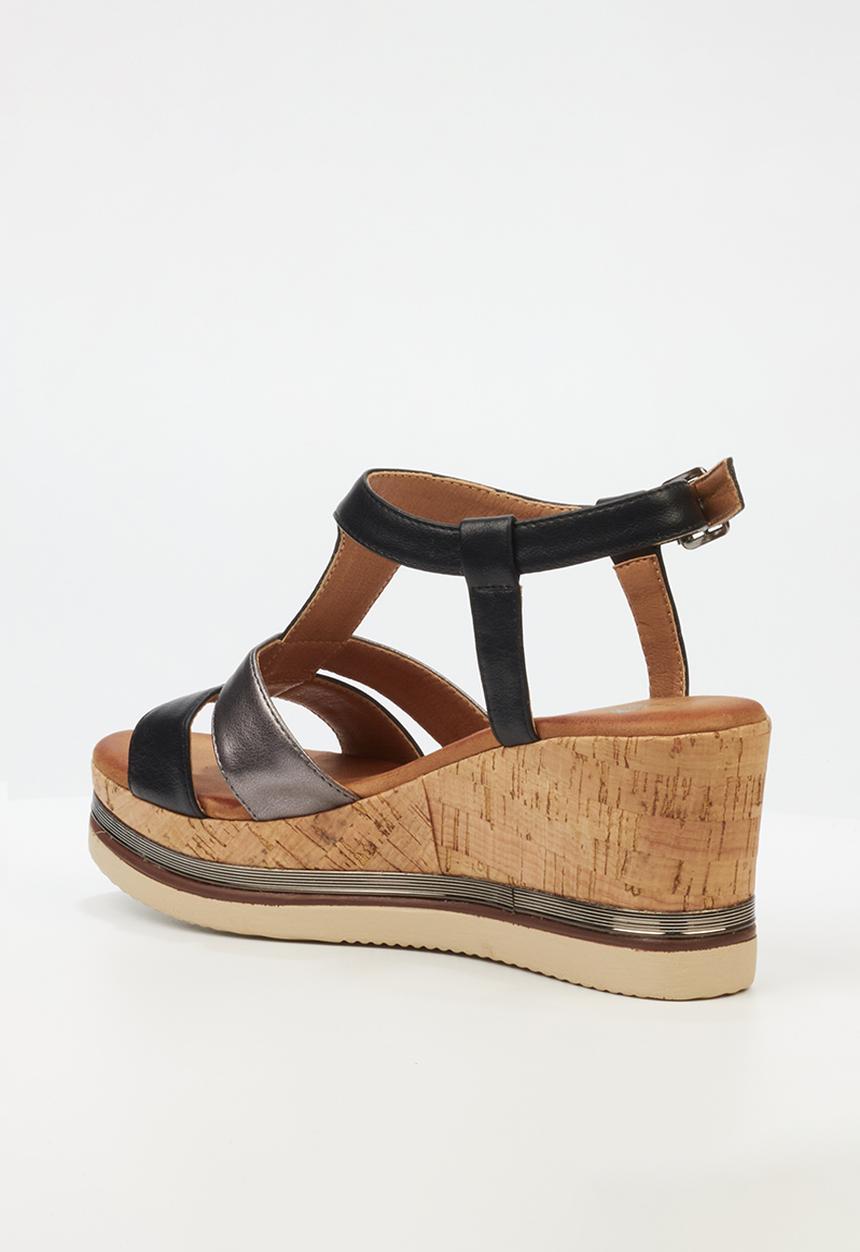 Butterfly Feet - Melinda 1 wedge - black