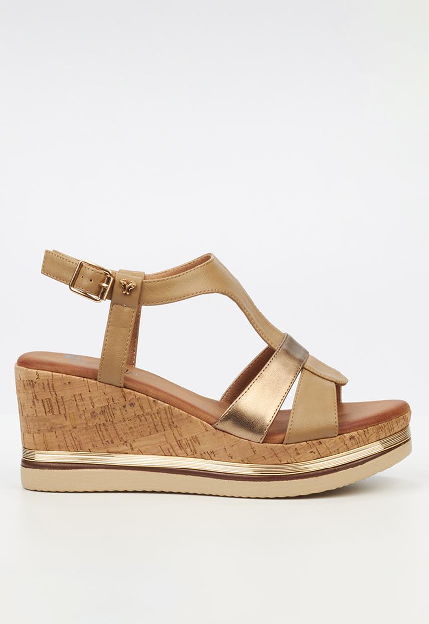Butterfly Feet - Melinda 1 wedge - taupe