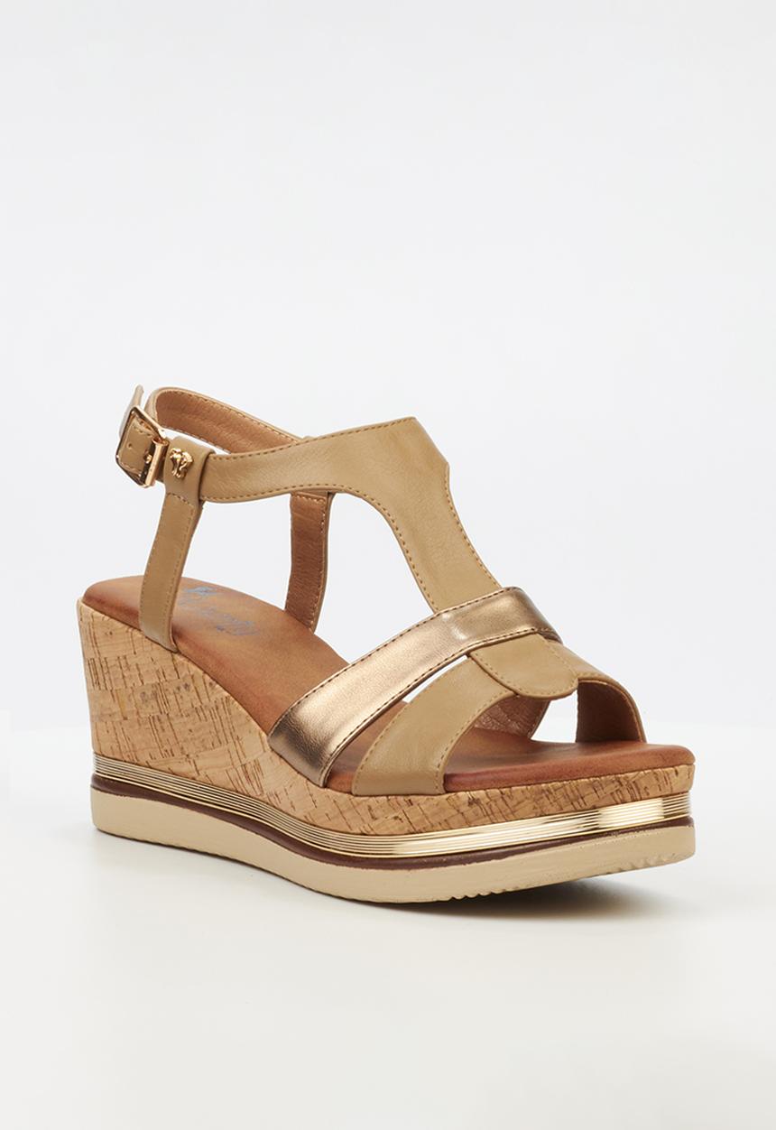 Butterfly Feet - Melinda 1 wedge - taupe