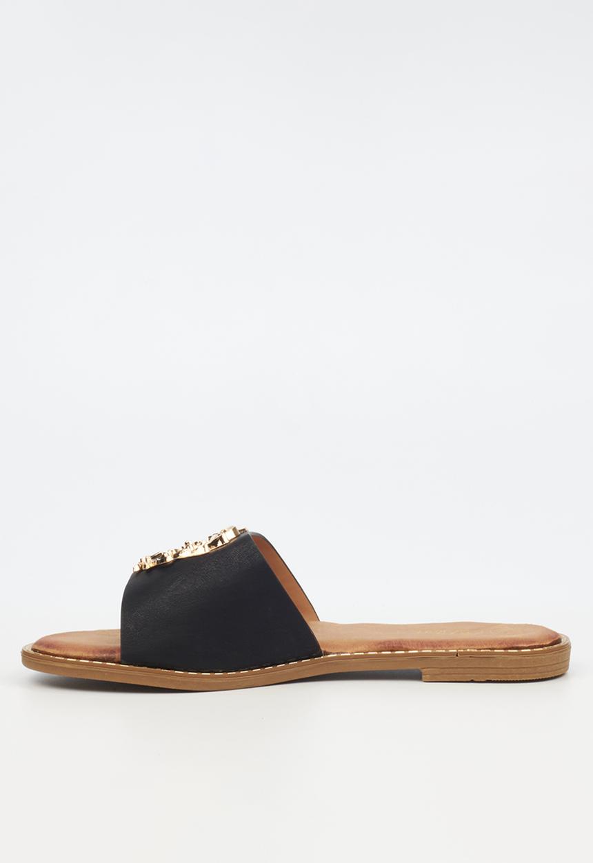 Miss Black - Honor 2 slip-on - black