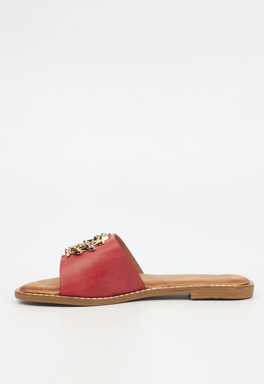 Miss Black - Honor 2 slip-on - red