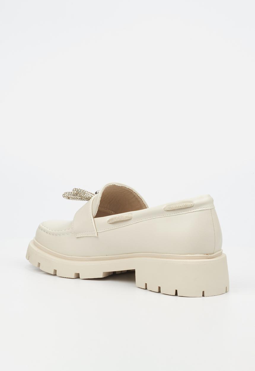 Miss Black - Tipsy 5 loafer - bone