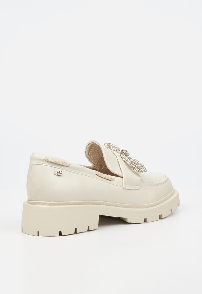 Miss Black - Tipsy 5 loafer - bone