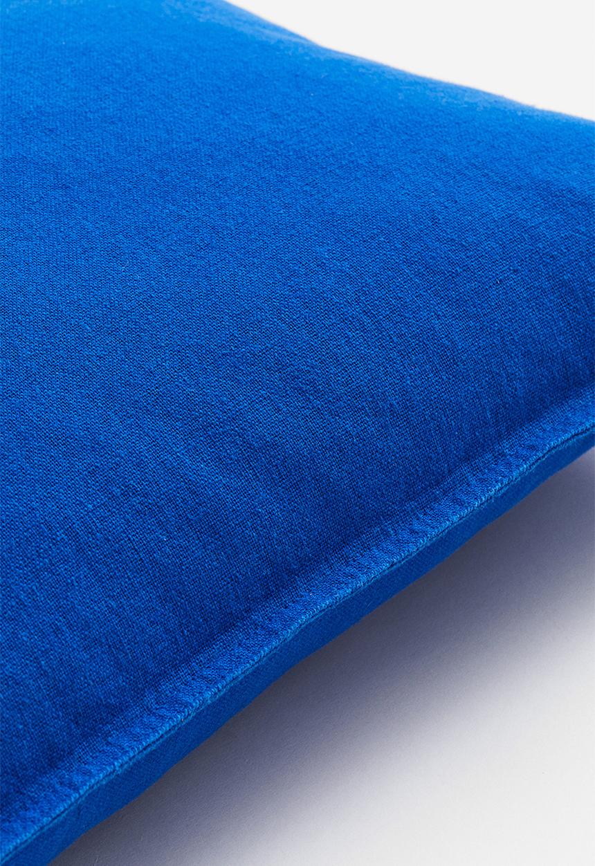 H&M - Linen-blend cushion cover - blue